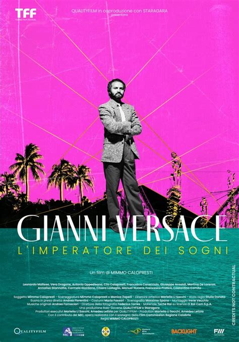 film sulla vita di gianni versace attori|GIANNI VERSACE, L'IMPERATORE DEI SOGNI .